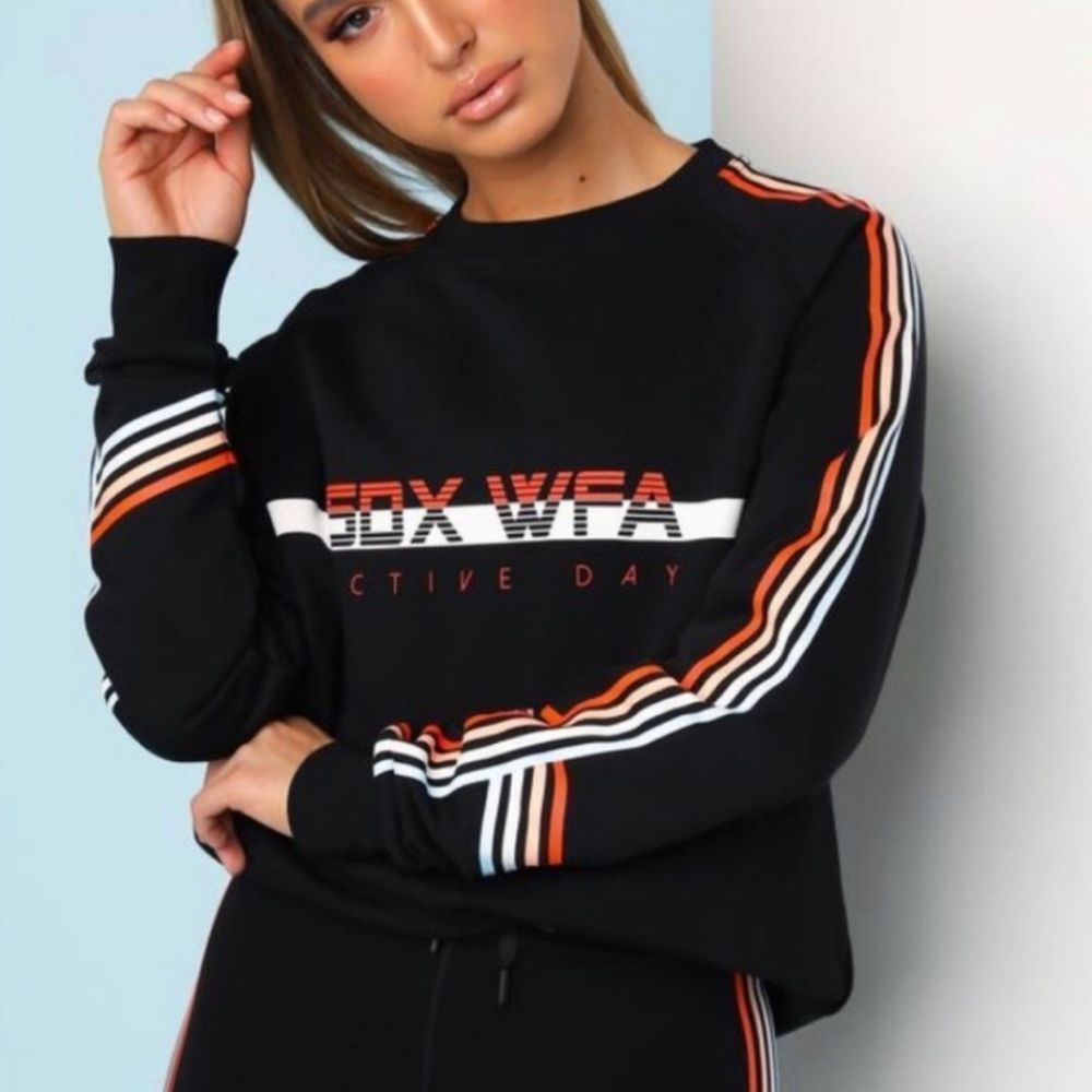 Sarah’s Day x White Fox Boutique | SDX WFA Crewneck Striped Rally Sweatshirt S